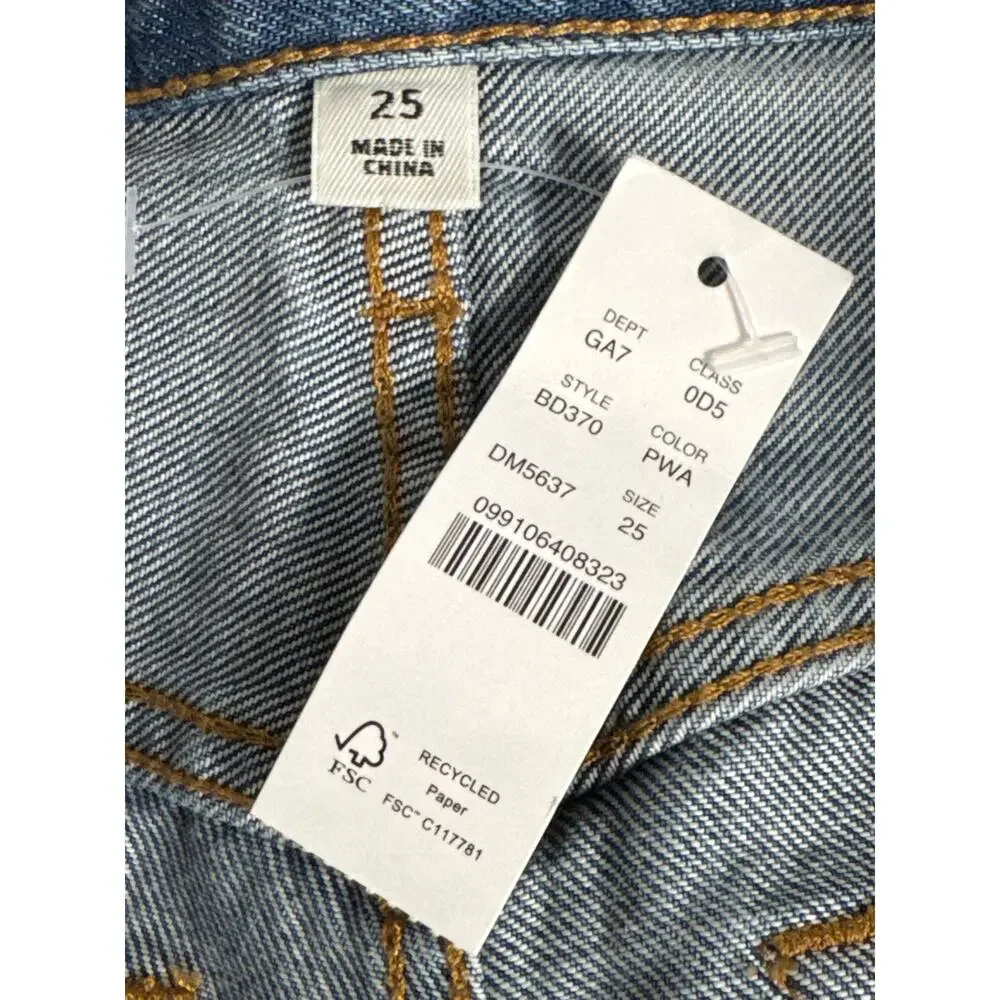 NWT J. Crew Women's Slouchy Boyfriend‎ Jeans in Paulette Wash BD370 Size 25